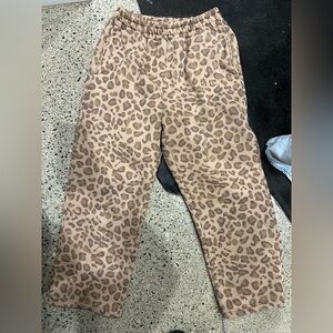 Leopard Print Women's Pants
